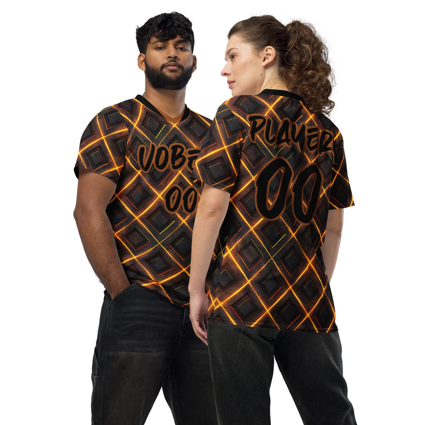 Vobev Dark V2 Recycled unisex sports jersey