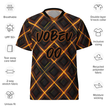 Vobev Dark V2 Recycled unisex sports jersey