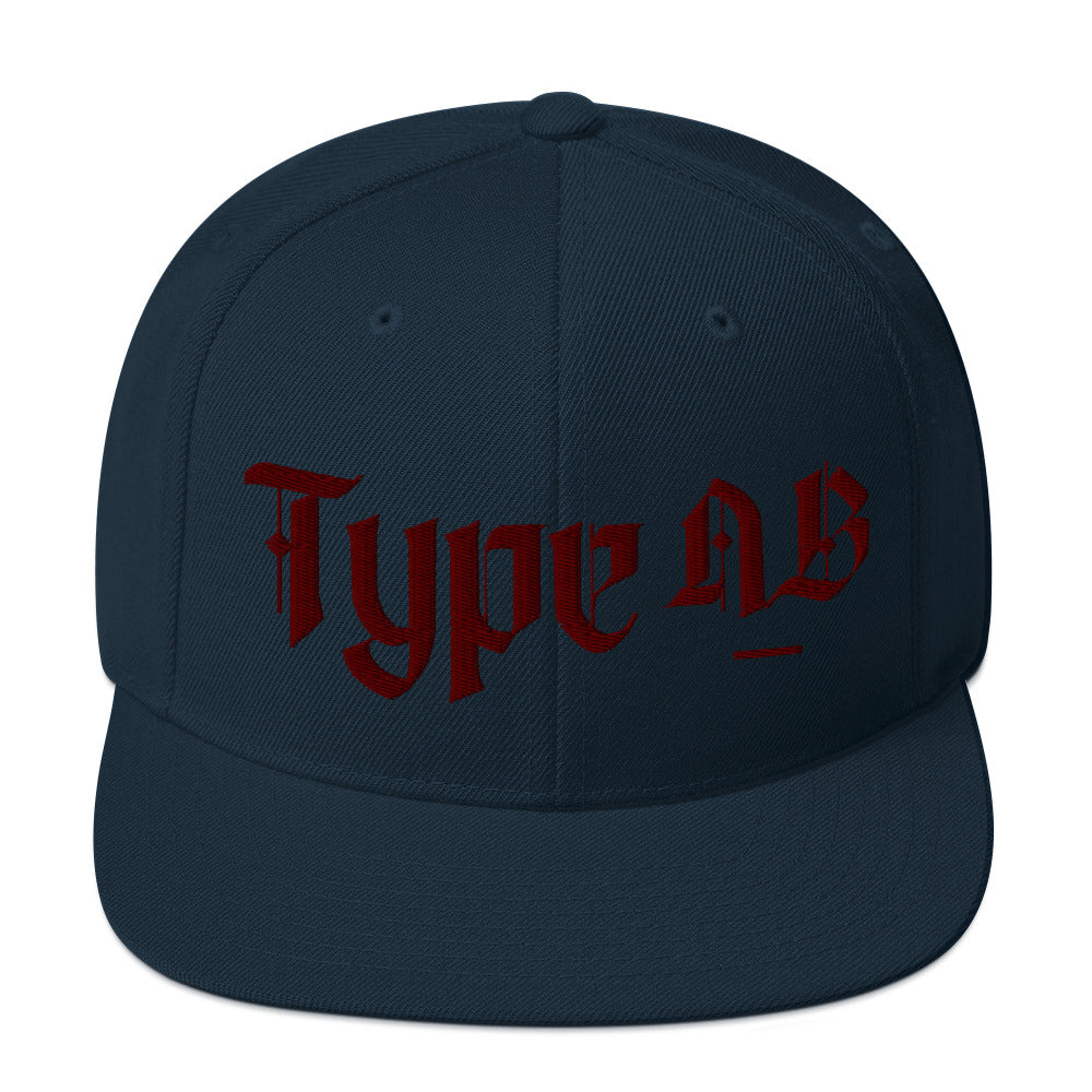 Type AB Negative Snapback Hat